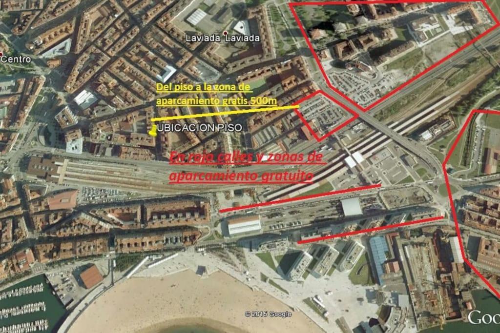 Apartamento A Un Paso De La Playa, Amplio Gijón