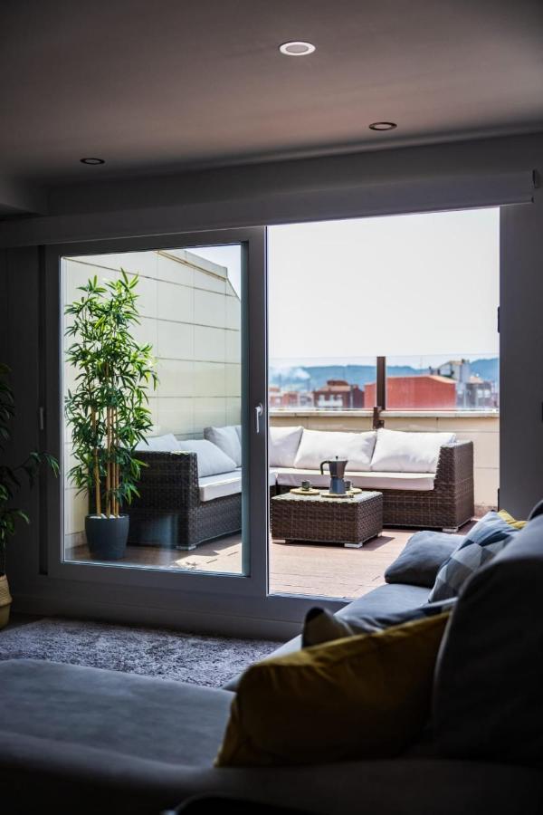 Apartment Lujoso Atico Entre 2 Playas Con Garaje, Terraza, Vistas Y Wifi Gijon