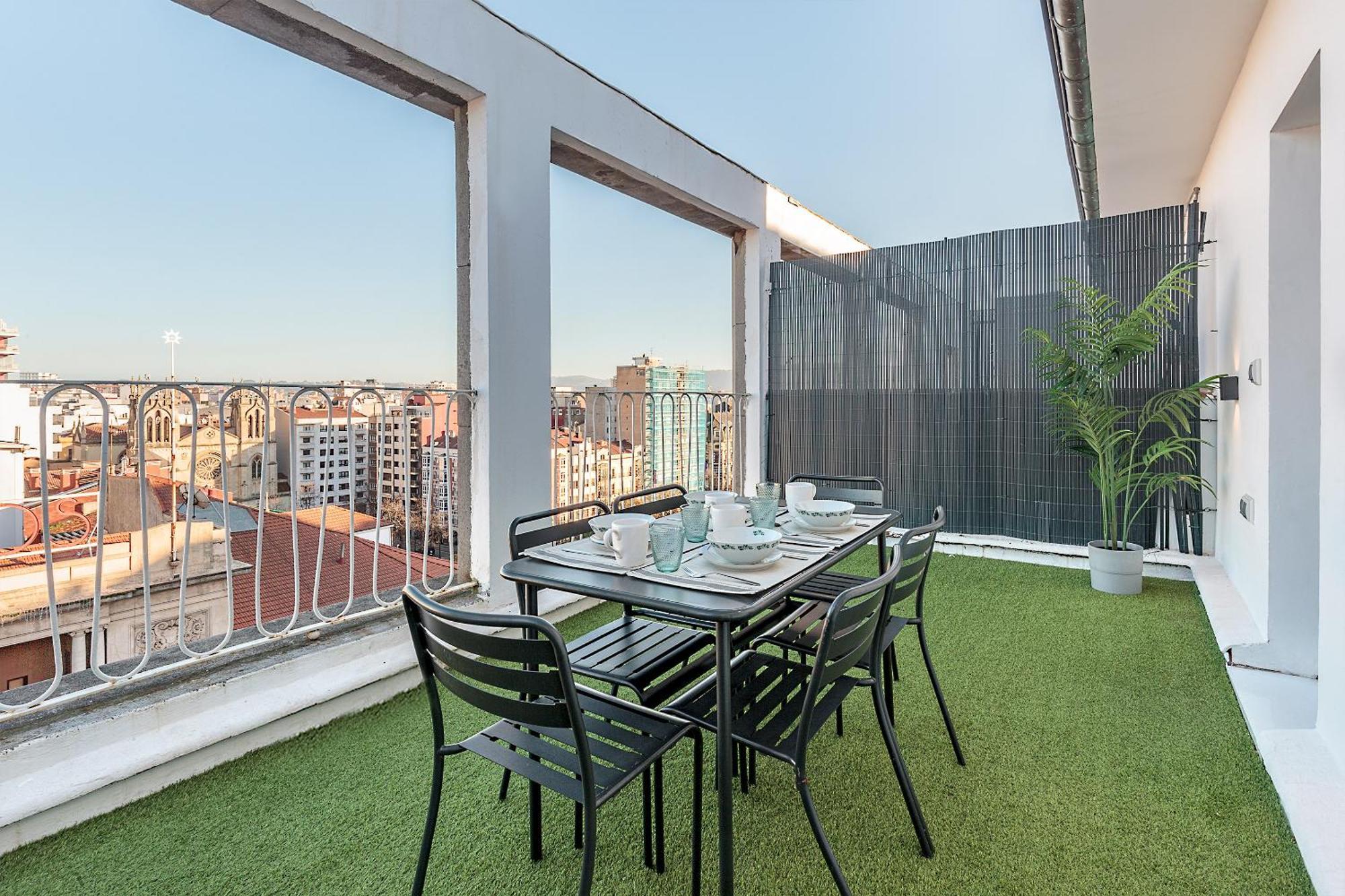 Genteel Jovellanos Terrace Gijón